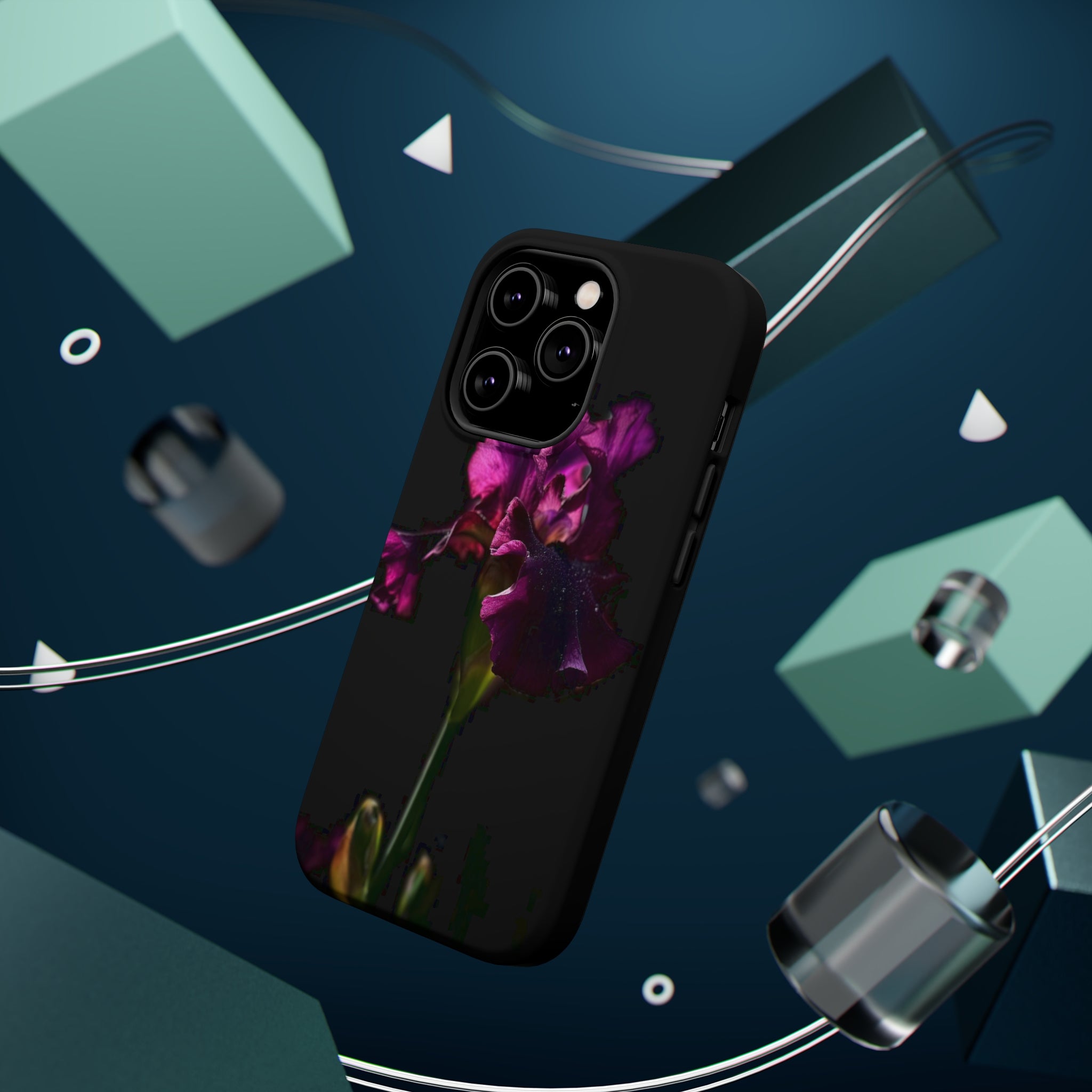Deep Purple Iris No. 2 MagSafe Tough iPhone® Cases
