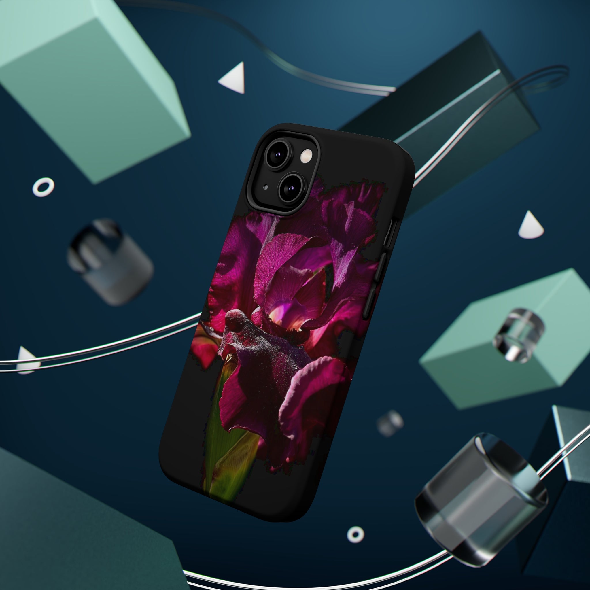 Deep Purple Iris MagSafe Tough iPhone® Cases