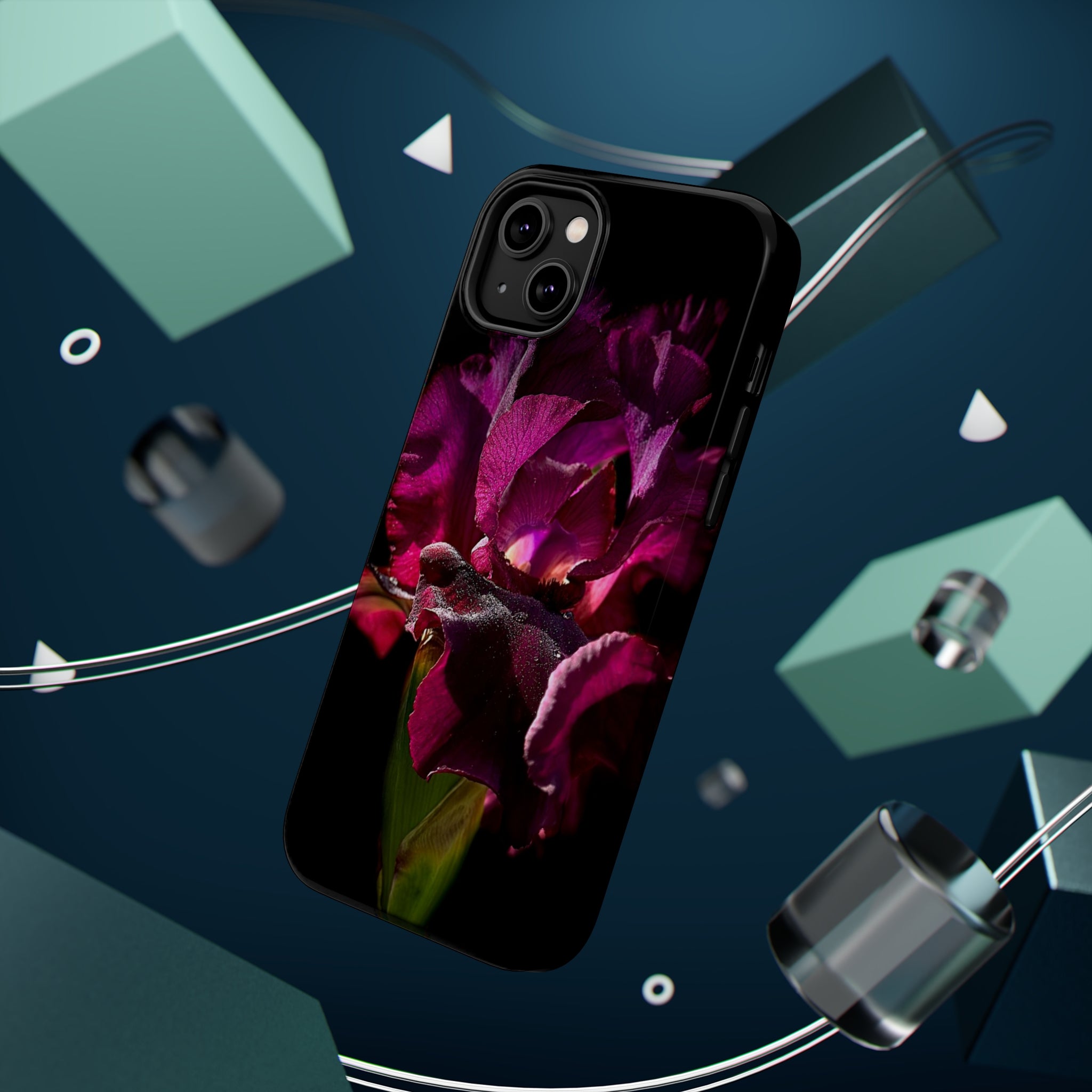 Deep Purple Iris MagSafe Tough iPhone® Cases