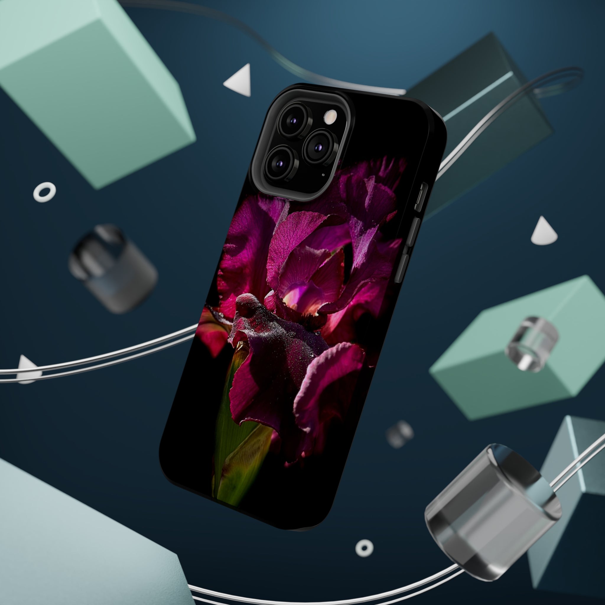 Deep Purple Iris MagSafe Tough iPhone® Cases