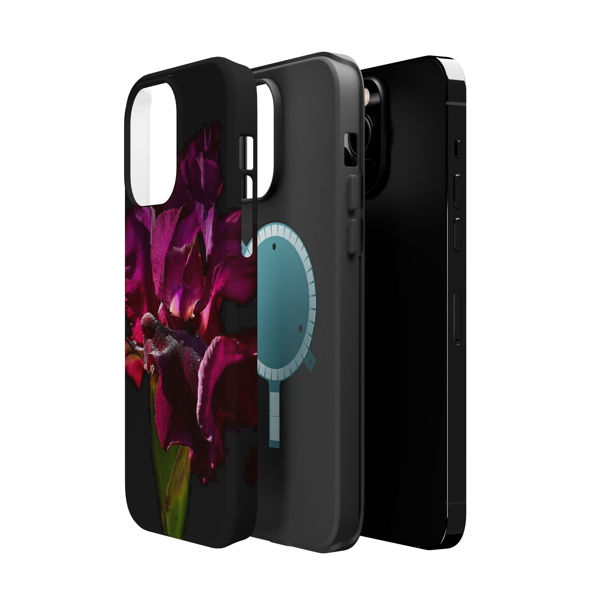 Deep Purple Iris MagSafe Tough iPhone® Cases