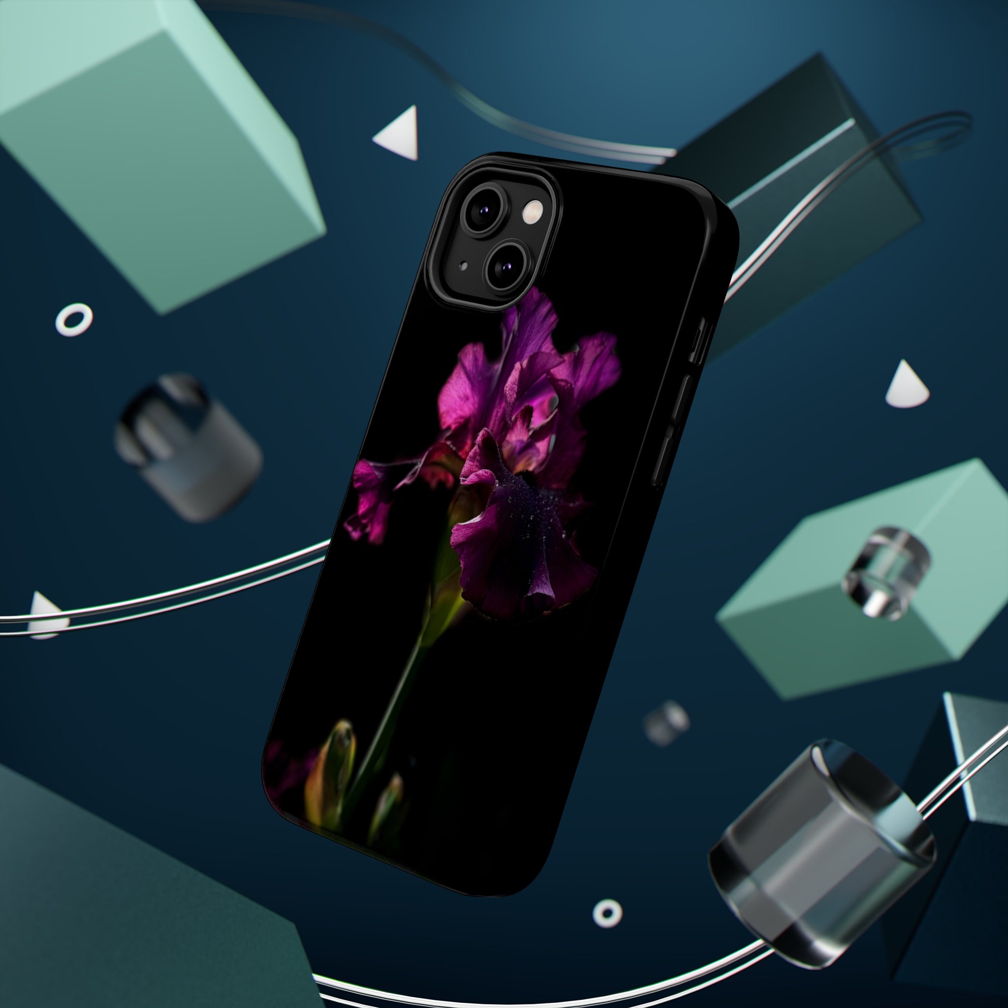 Deep Purple Iris No. 2 MagSafe Tough iPhone® Cases
