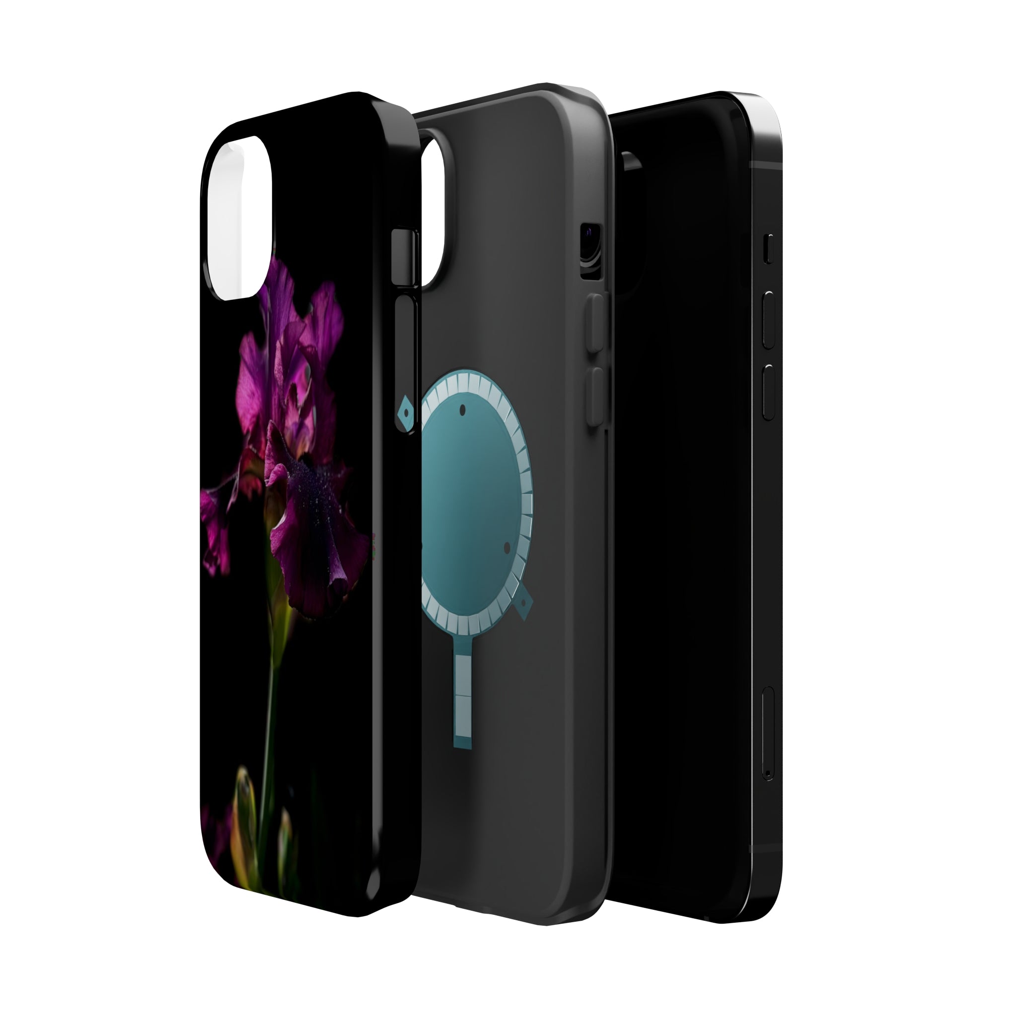 Deep Purple Iris No. 2 MagSafe Tough iPhone® Cases