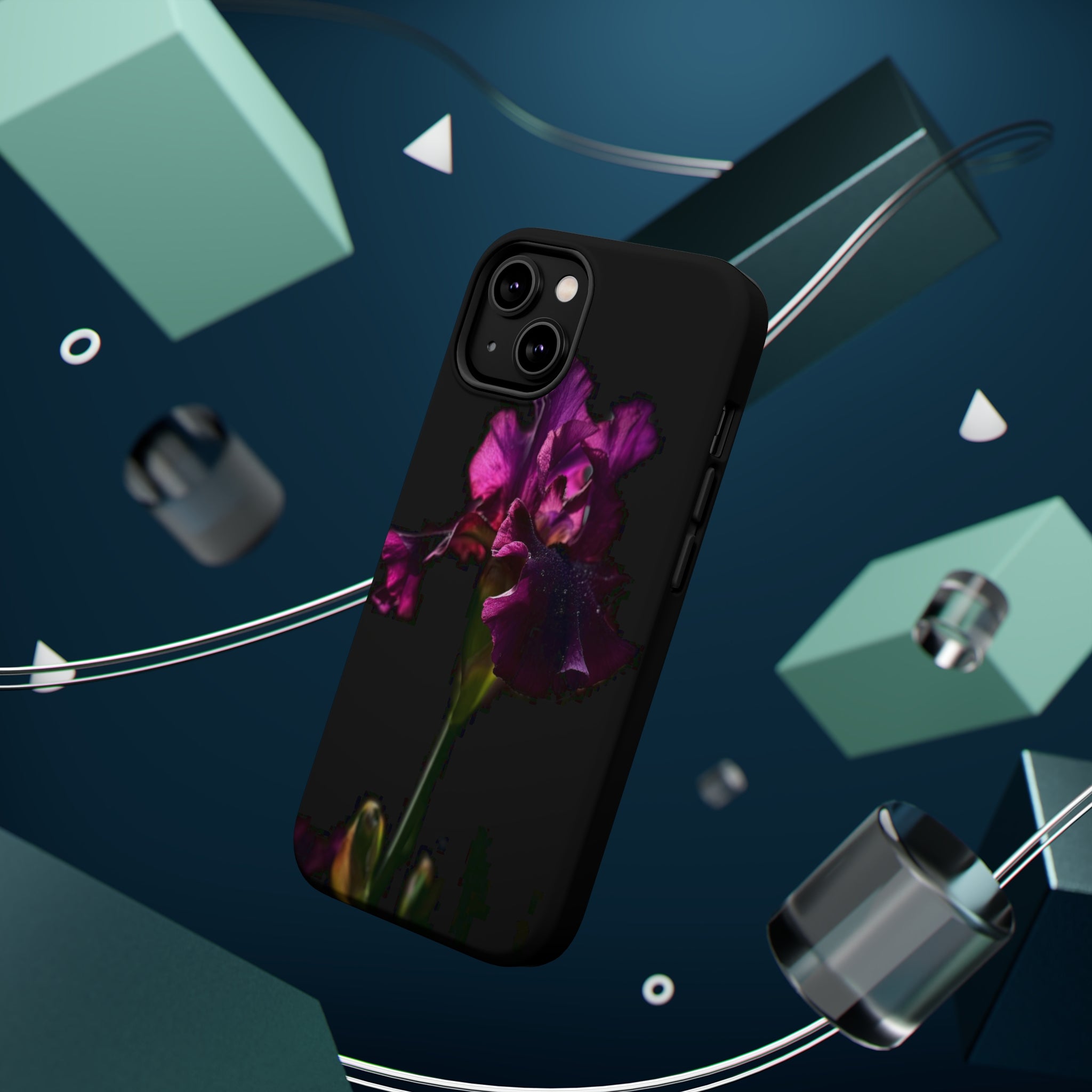 Deep Purple Iris No. 2 MagSafe Tough iPhone® Cases