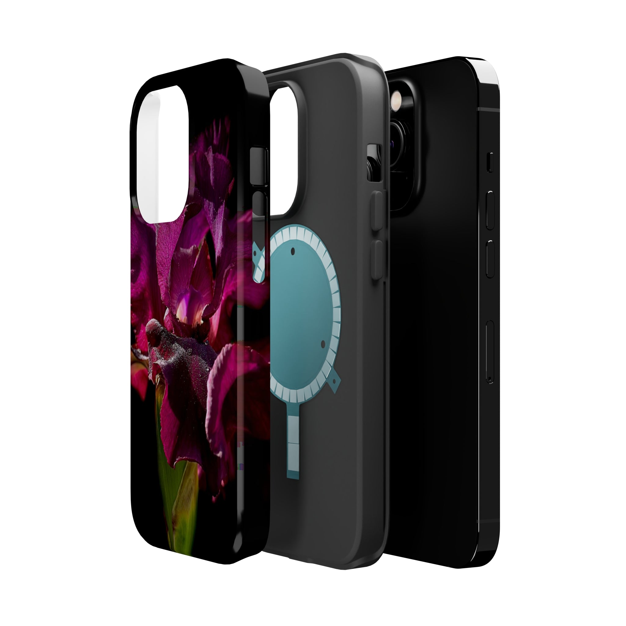 Deep Purple Iris MagSafe Tough iPhone® Cases