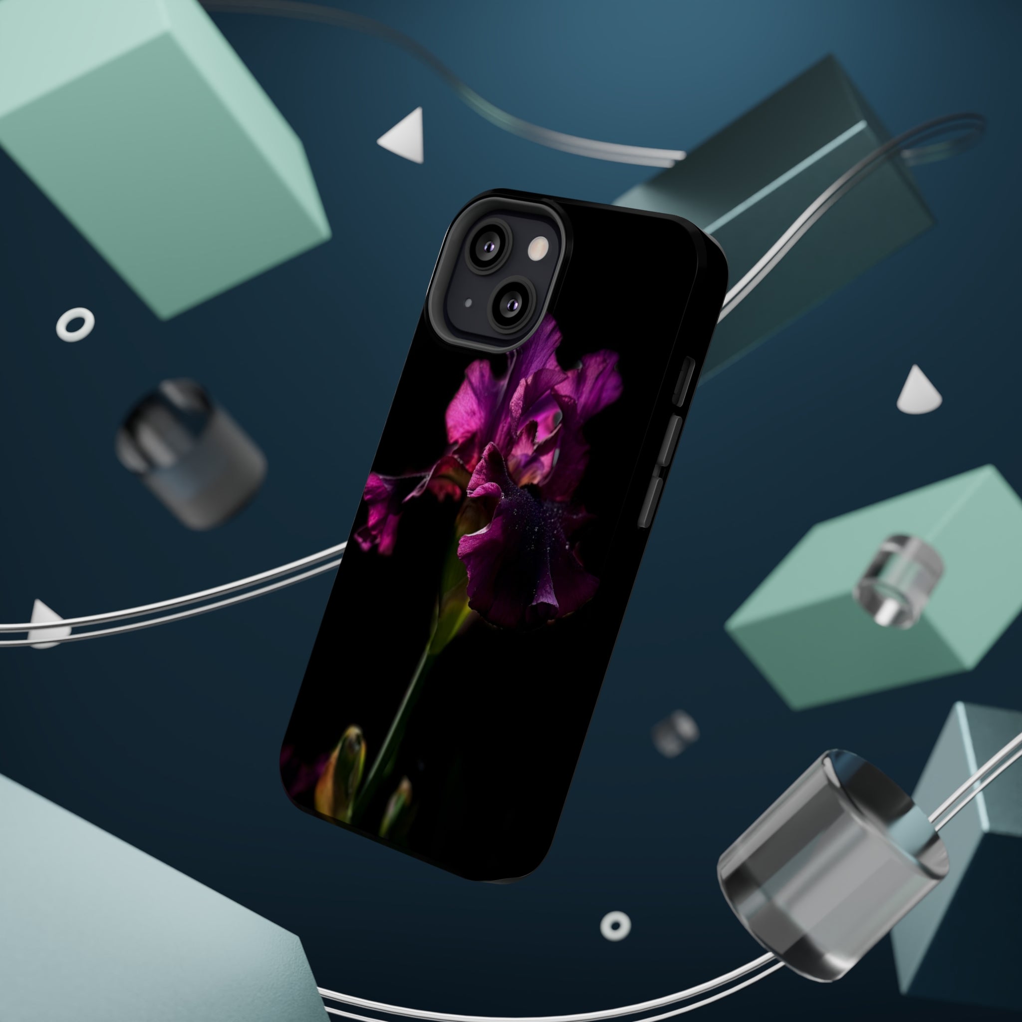 Deep Purple Iris No. 2 MagSafe Tough iPhone® Cases