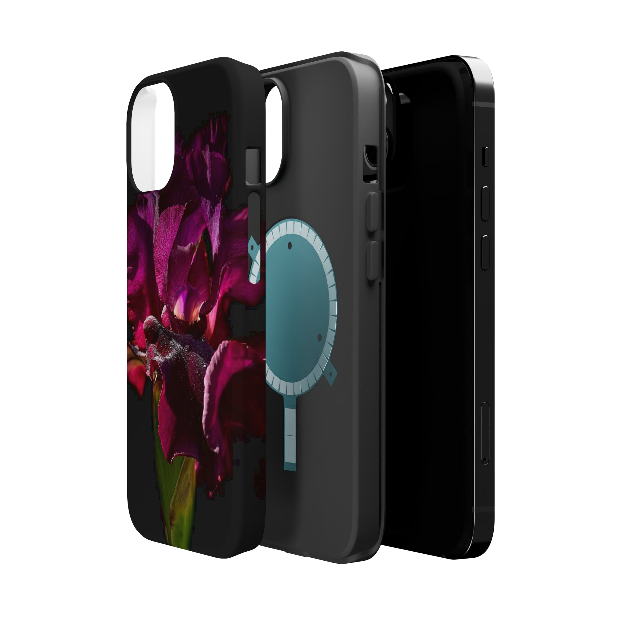 Deep Purple Iris MagSafe Tough iPhone® Cases