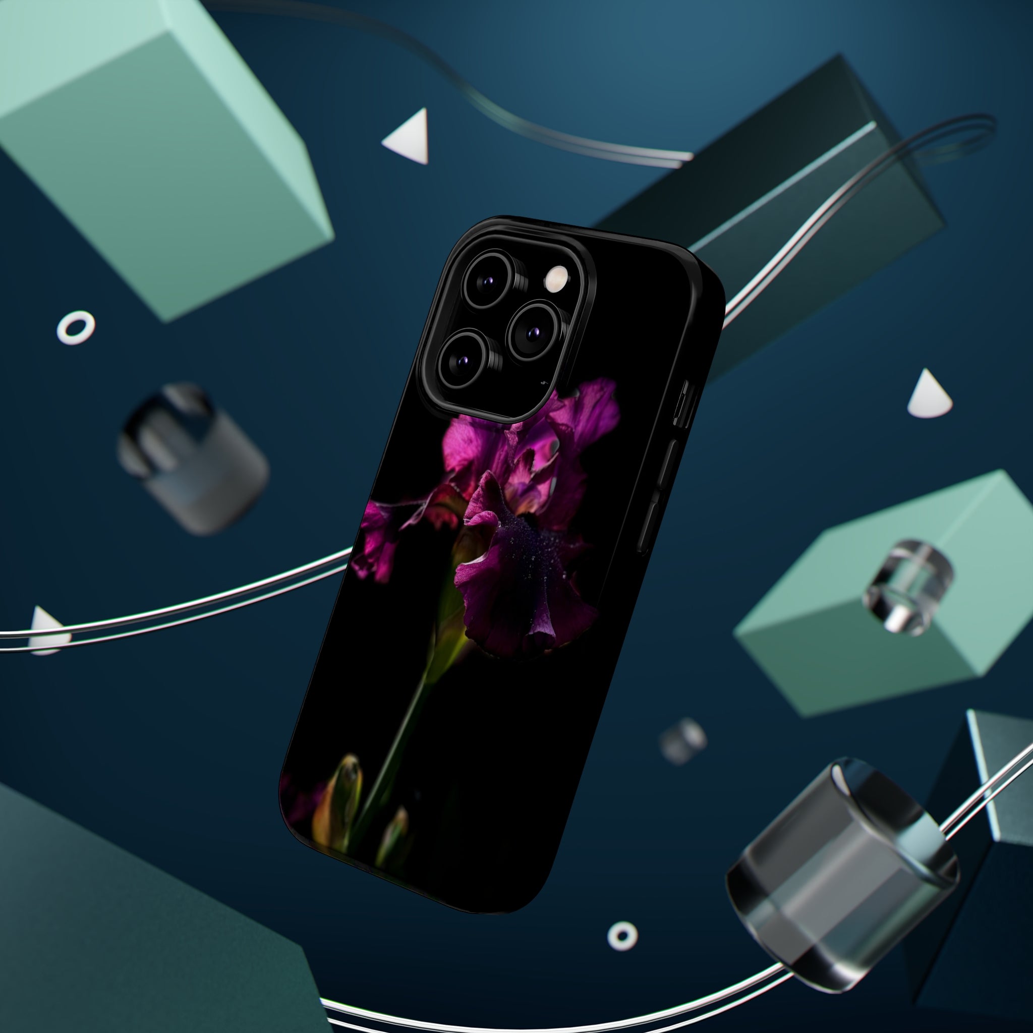Deep Purple Iris No. 2 MagSafe Tough iPhone® Cases