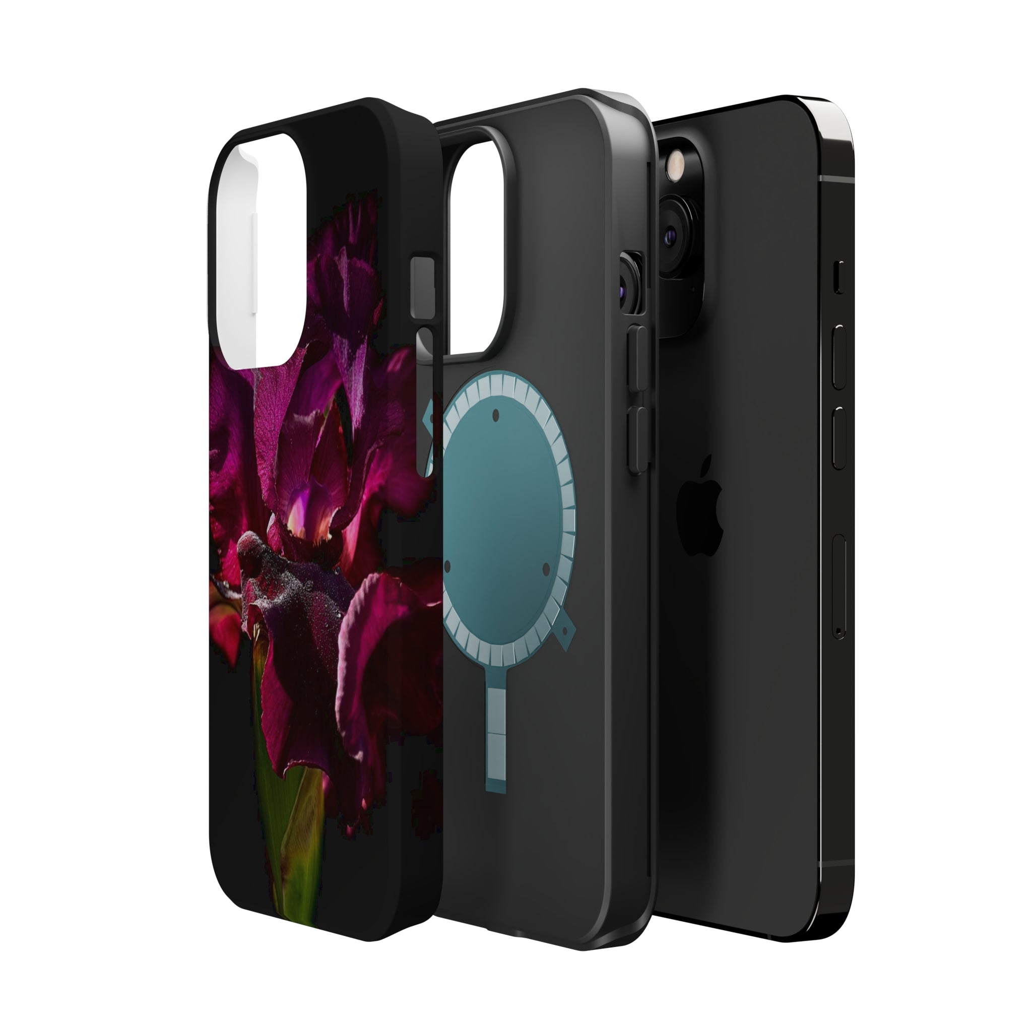 Deep Purple Iris MagSafe Tough iPhone® Cases