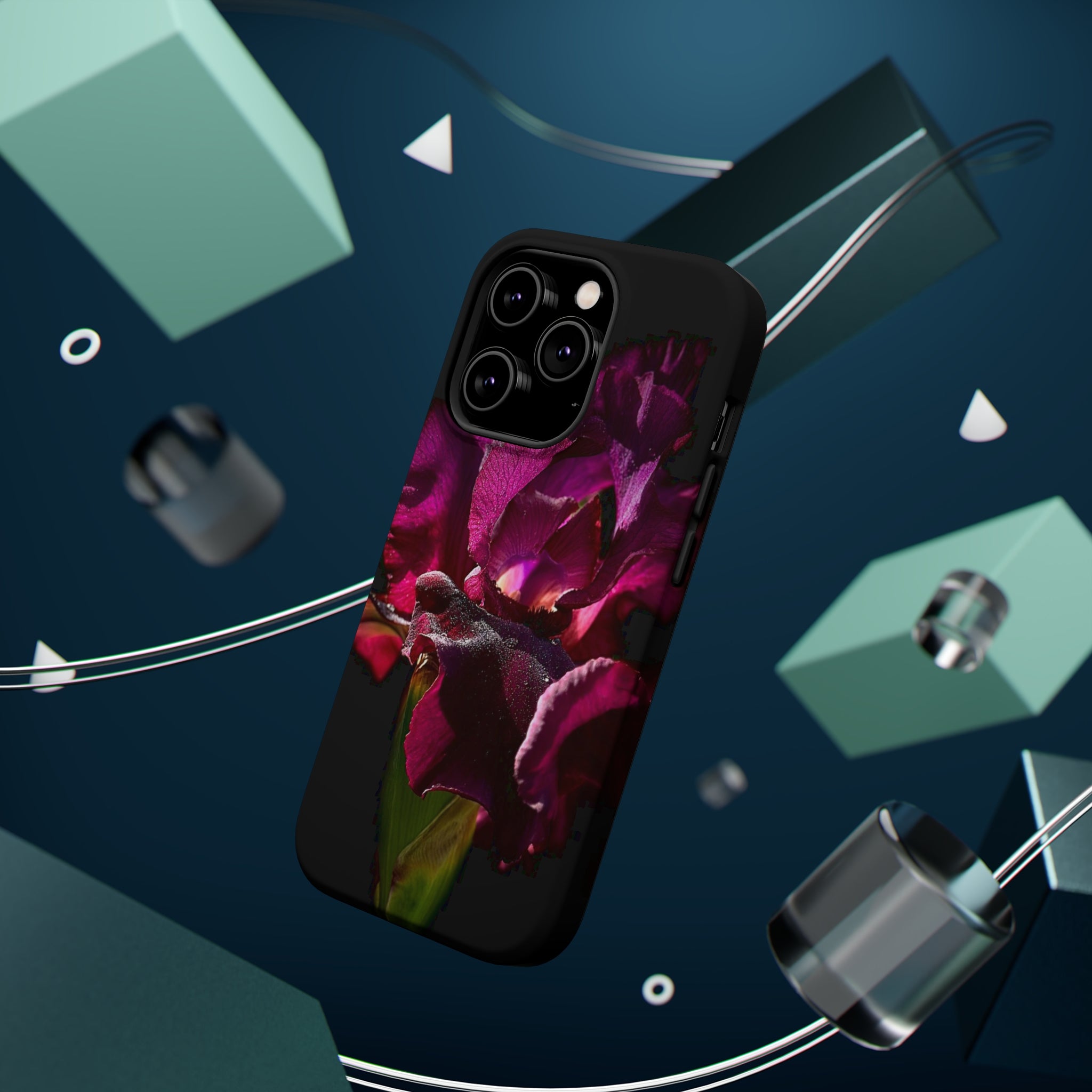 Deep Purple Iris MagSafe Tough iPhone® Cases