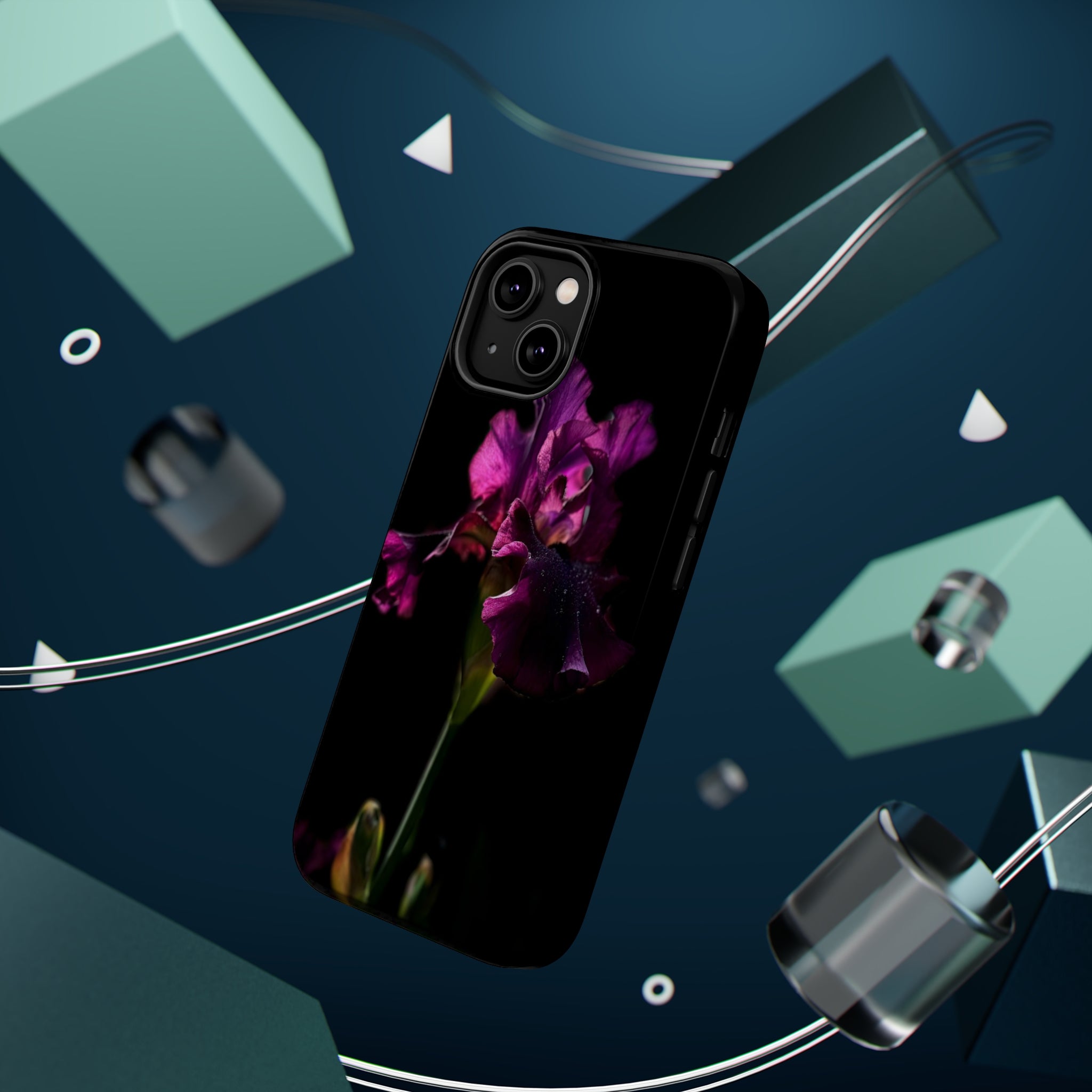 Deep Purple Iris No. 2 MagSafe Tough iPhone® Cases