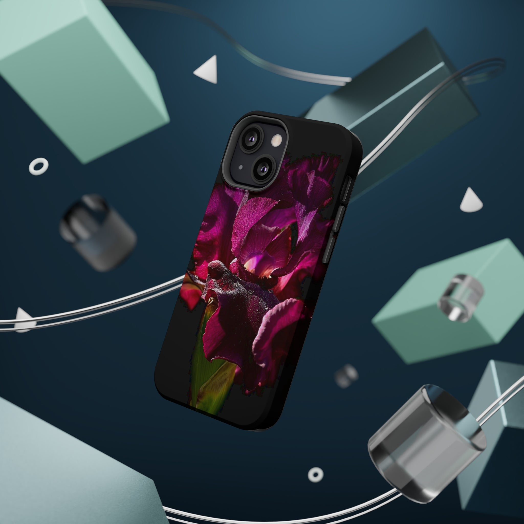Deep Purple Iris MagSafe Tough iPhone® Cases