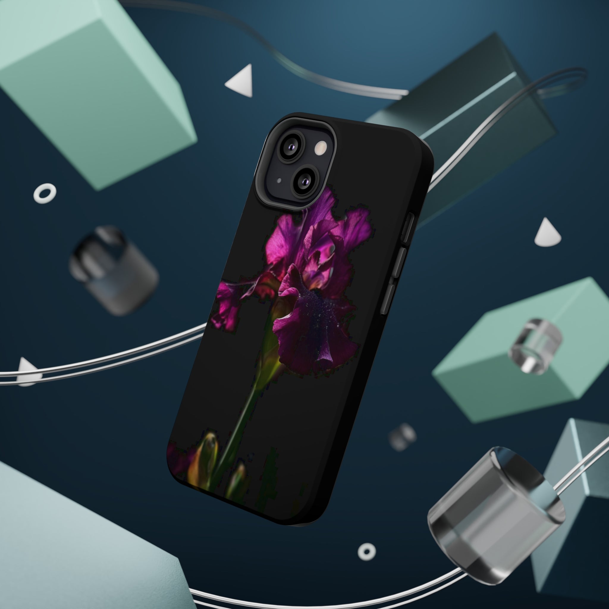 Deep Purple Iris No. 2 MagSafe Tough iPhone® Cases