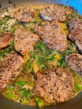 Thursdays in the Kitchen on Sunday: Pork Medallions Piccata