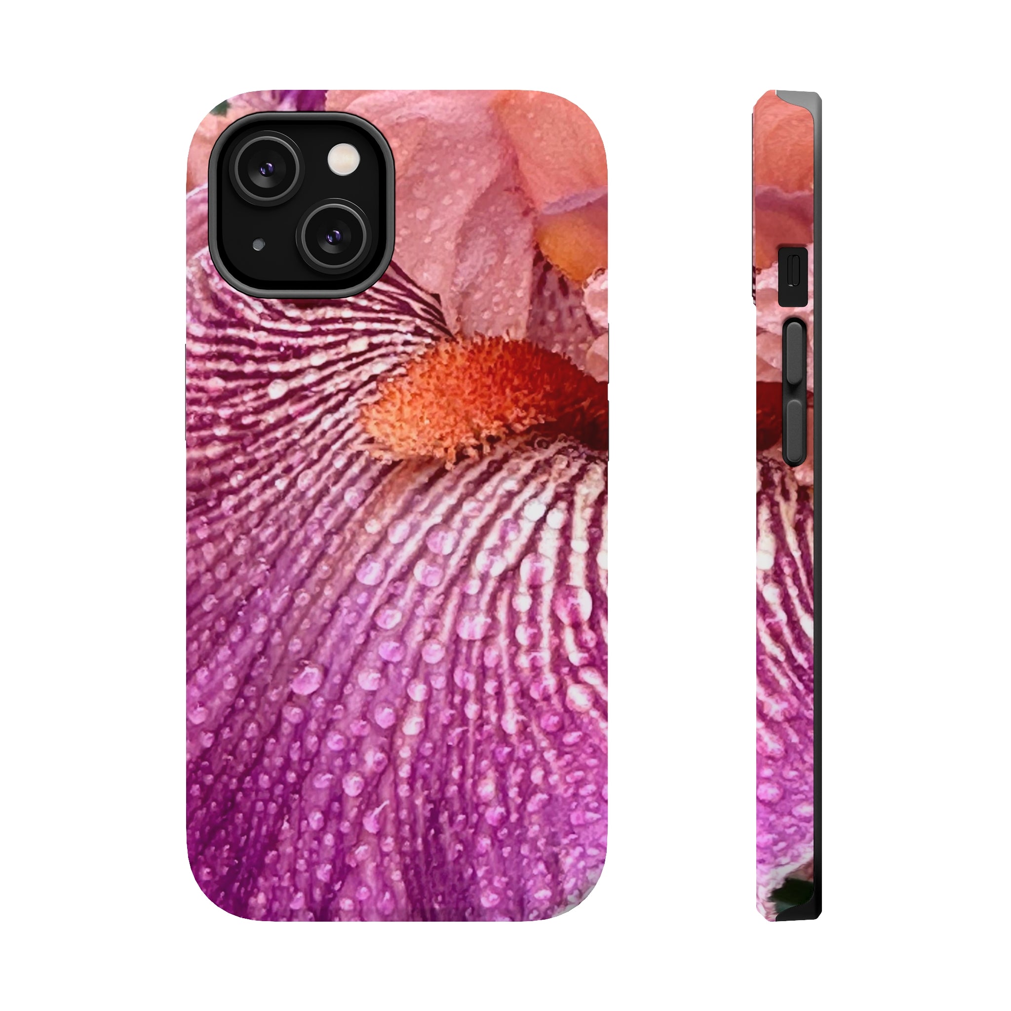 Brilliant Iris Blossom MagSafe iPhone Cases