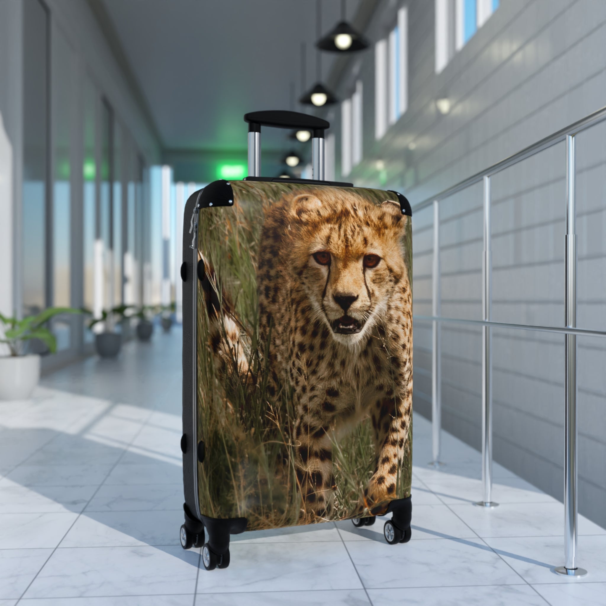 Stalking Cheetah Suitcase Collection [Catcher in the Rye  Artwork]