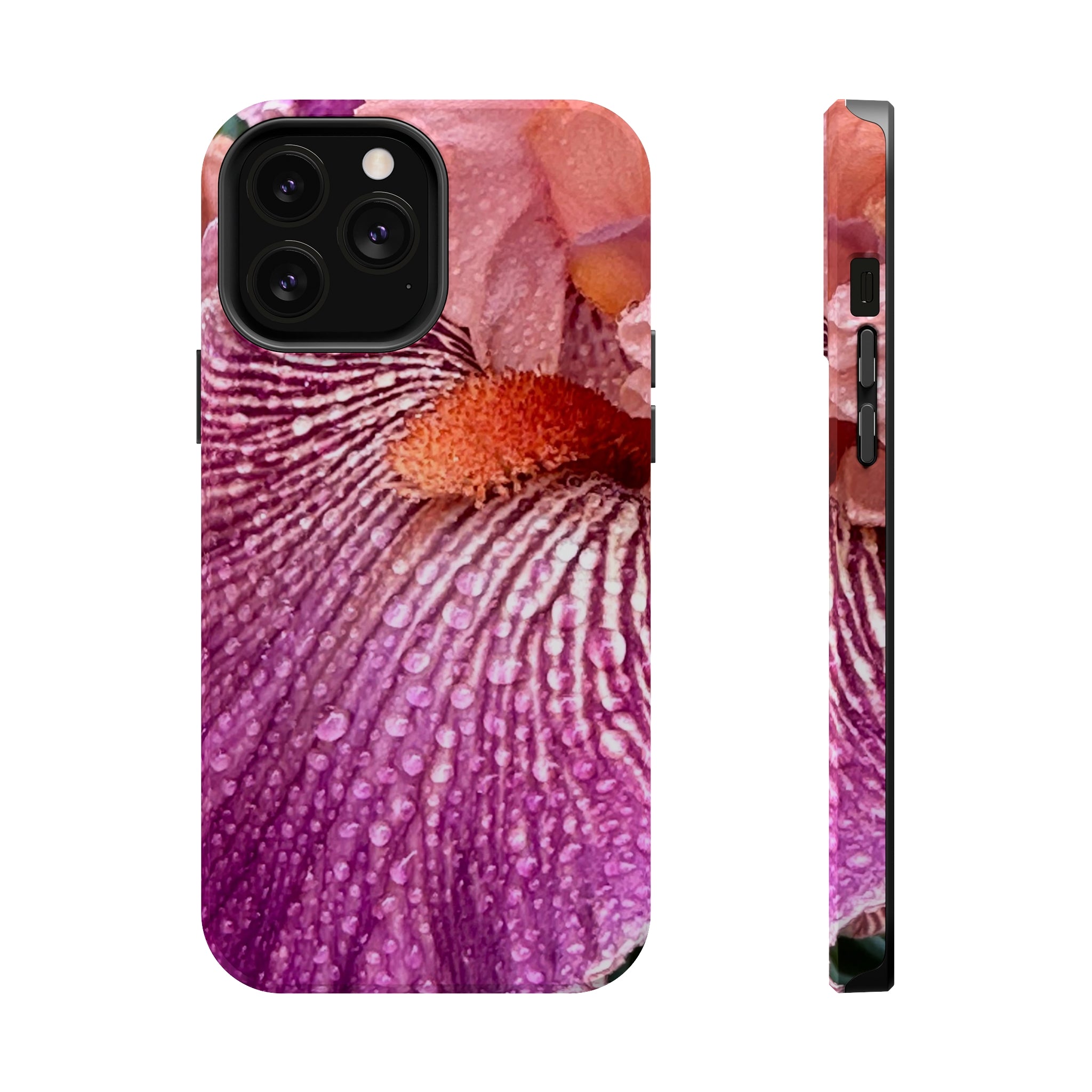 Brilliant Iris Blossom MagSafe iPhone Cases