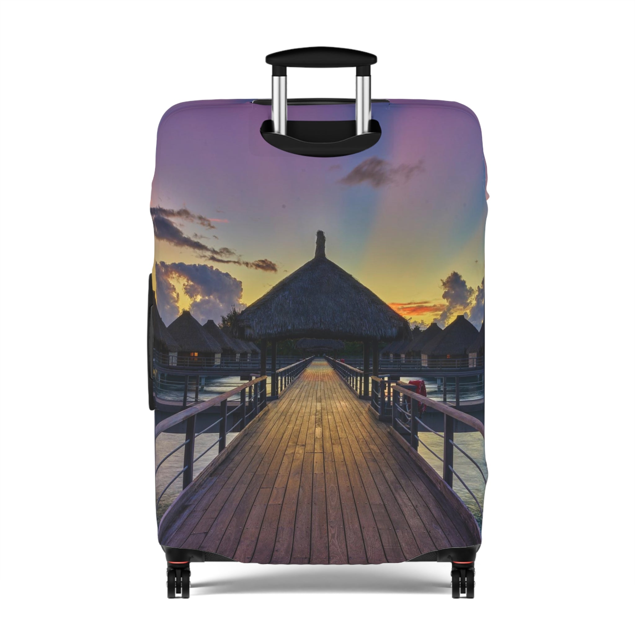 Going to Paradise Luggage Cover [Coffee Can Wait Artwork]