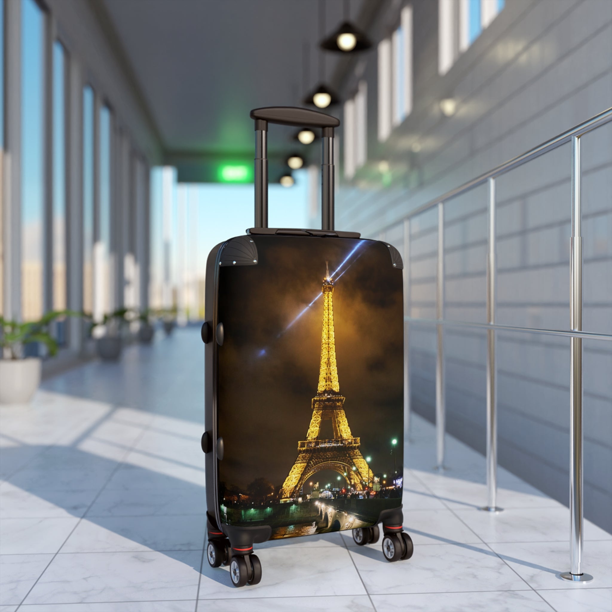 Eiffel Tower Suitcase [City of Lights Artwork]