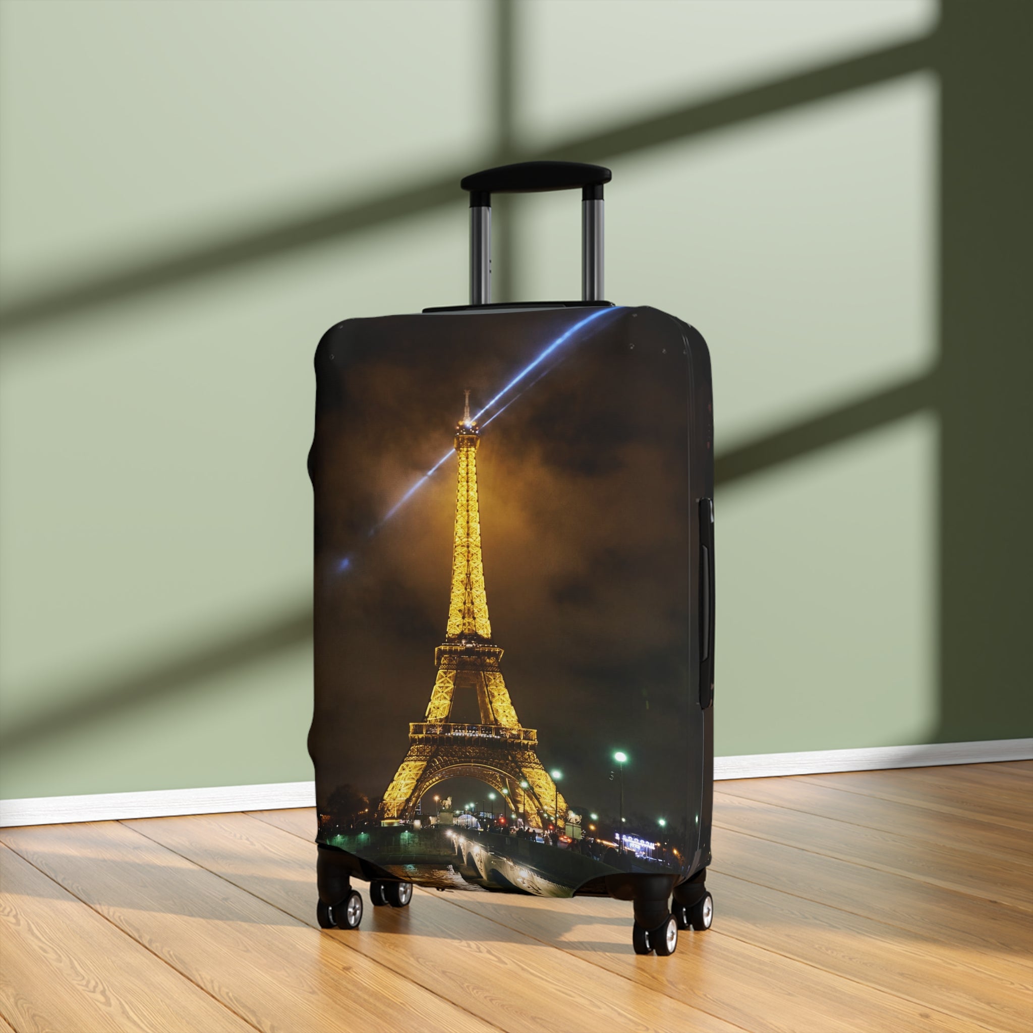 Eiffel Tower Luggage Cover [City of Light Artwork]