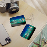 Aurora Over Vestrahorn Luggage Tags