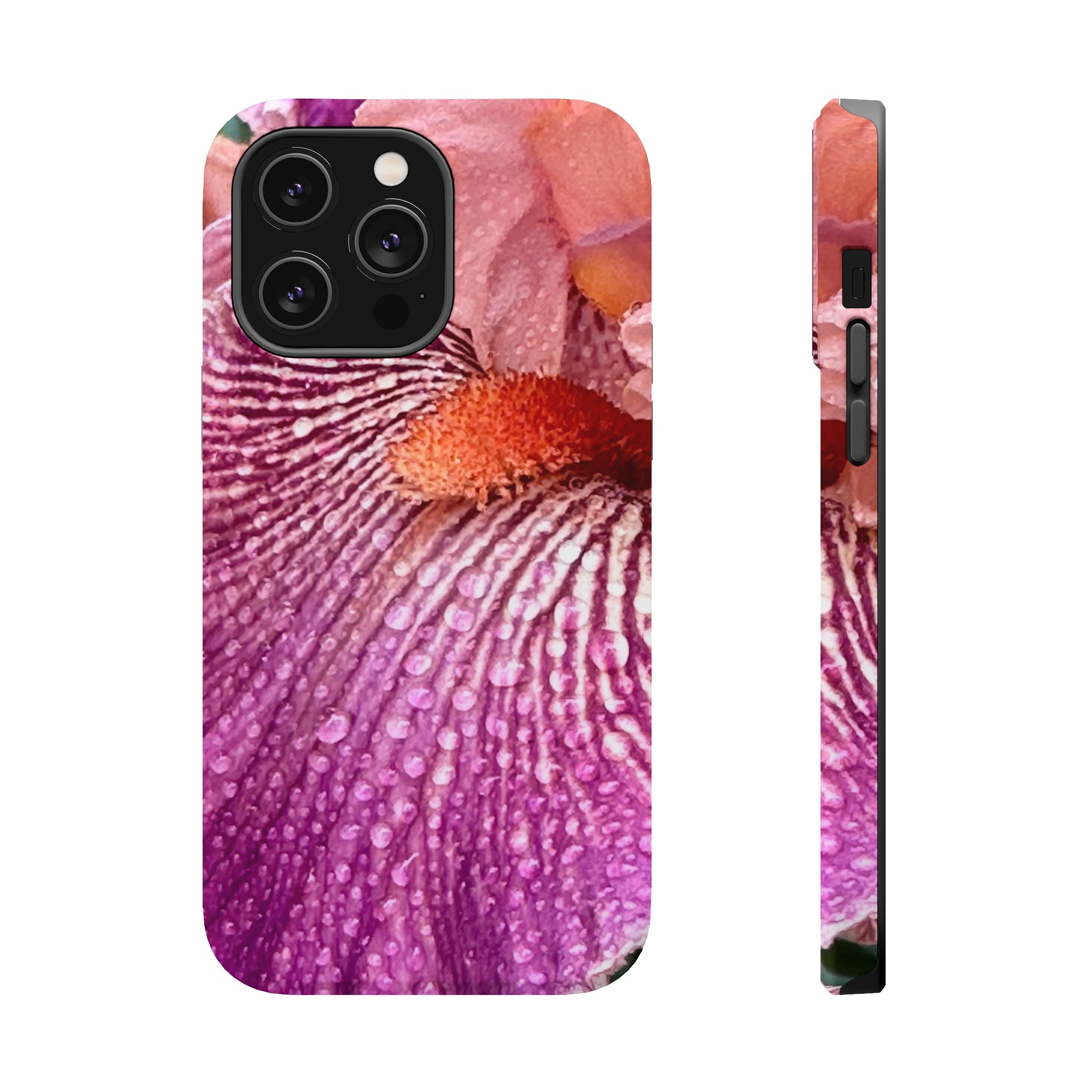 Brilliant Iris Blossom MagSafe iPhone Cases