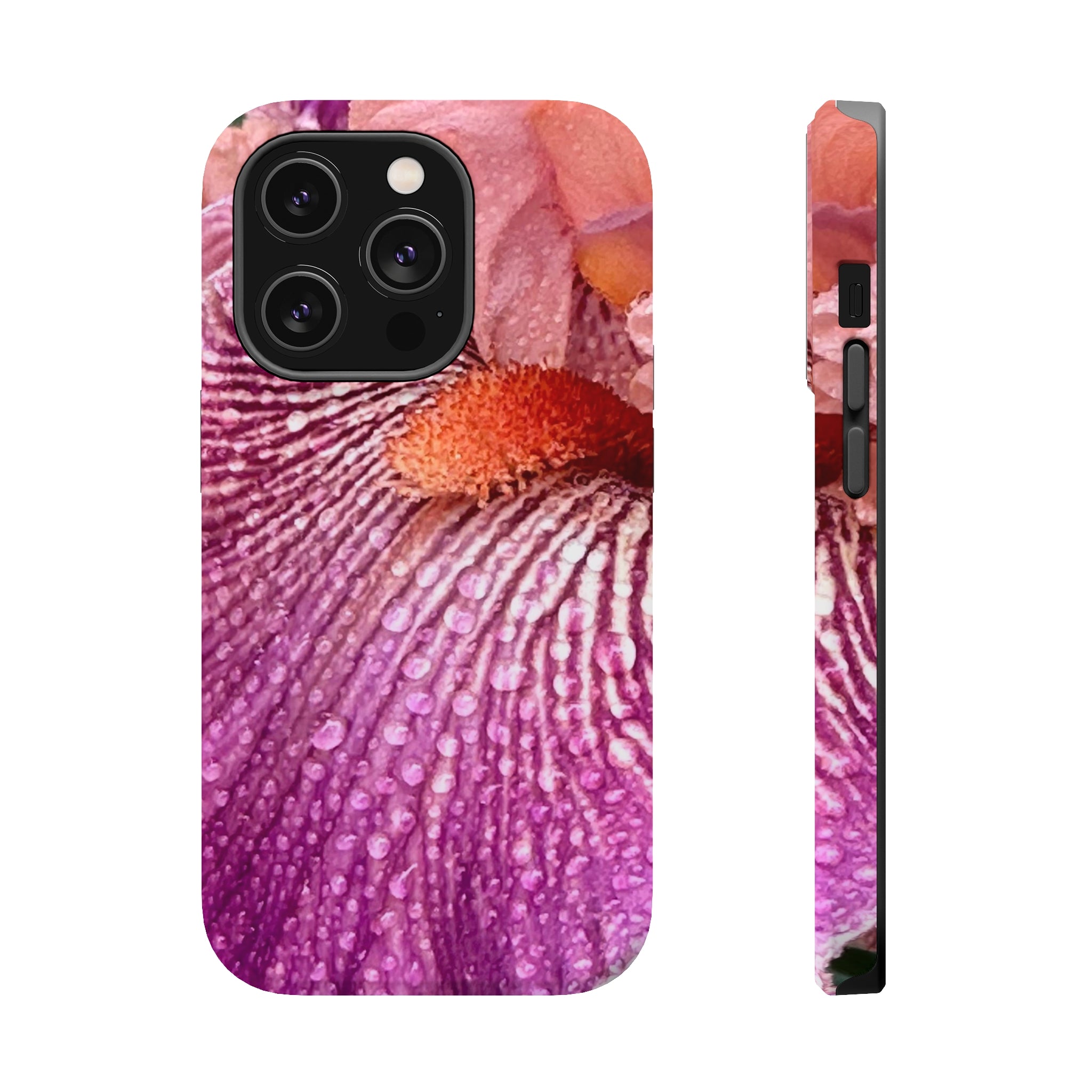 Brilliant Iris Blossom MagSafe iPhone Cases