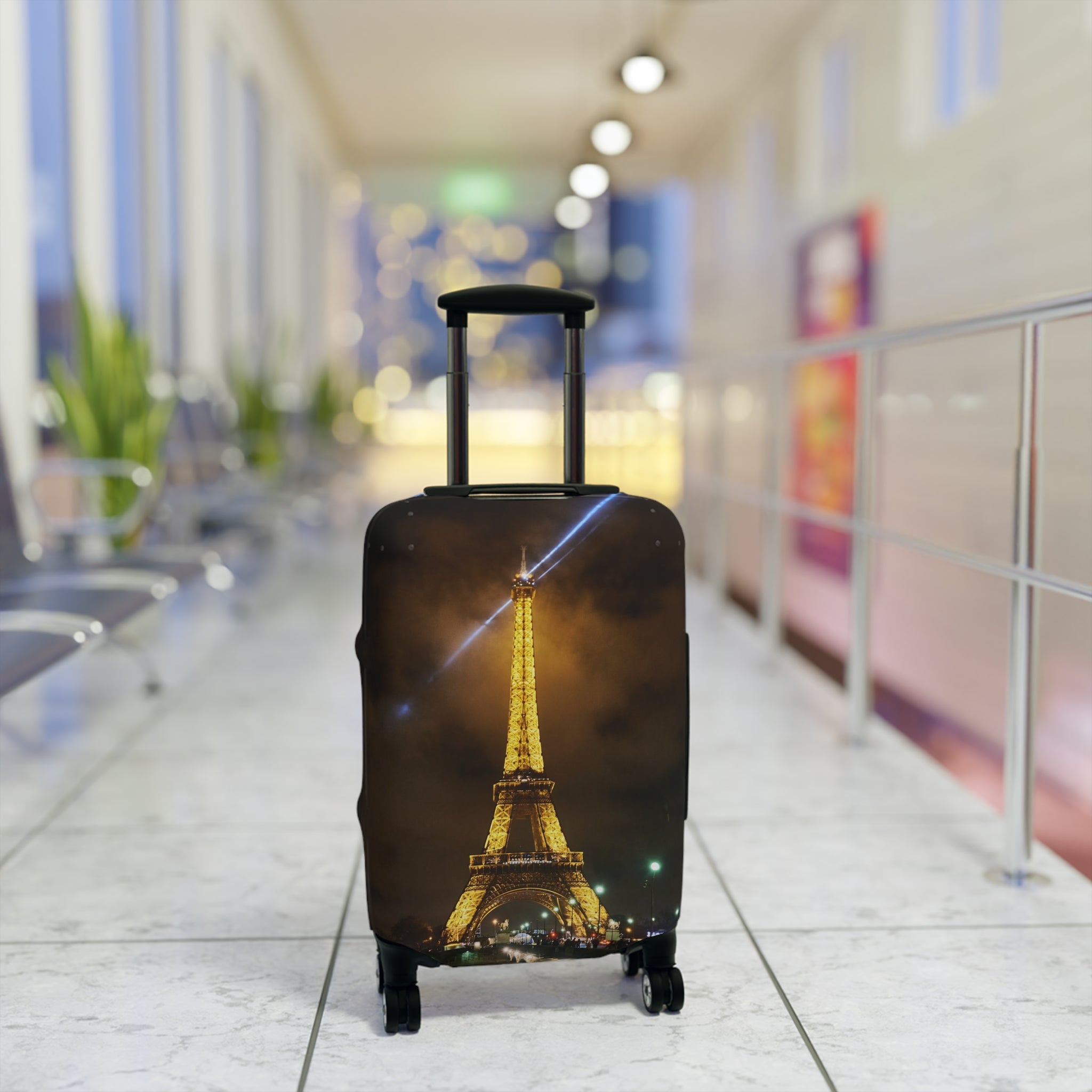 Eiffel Tower Luggage Cover [City of Light Artwork]