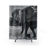 African Elephant Roll Tide Shower Curtain