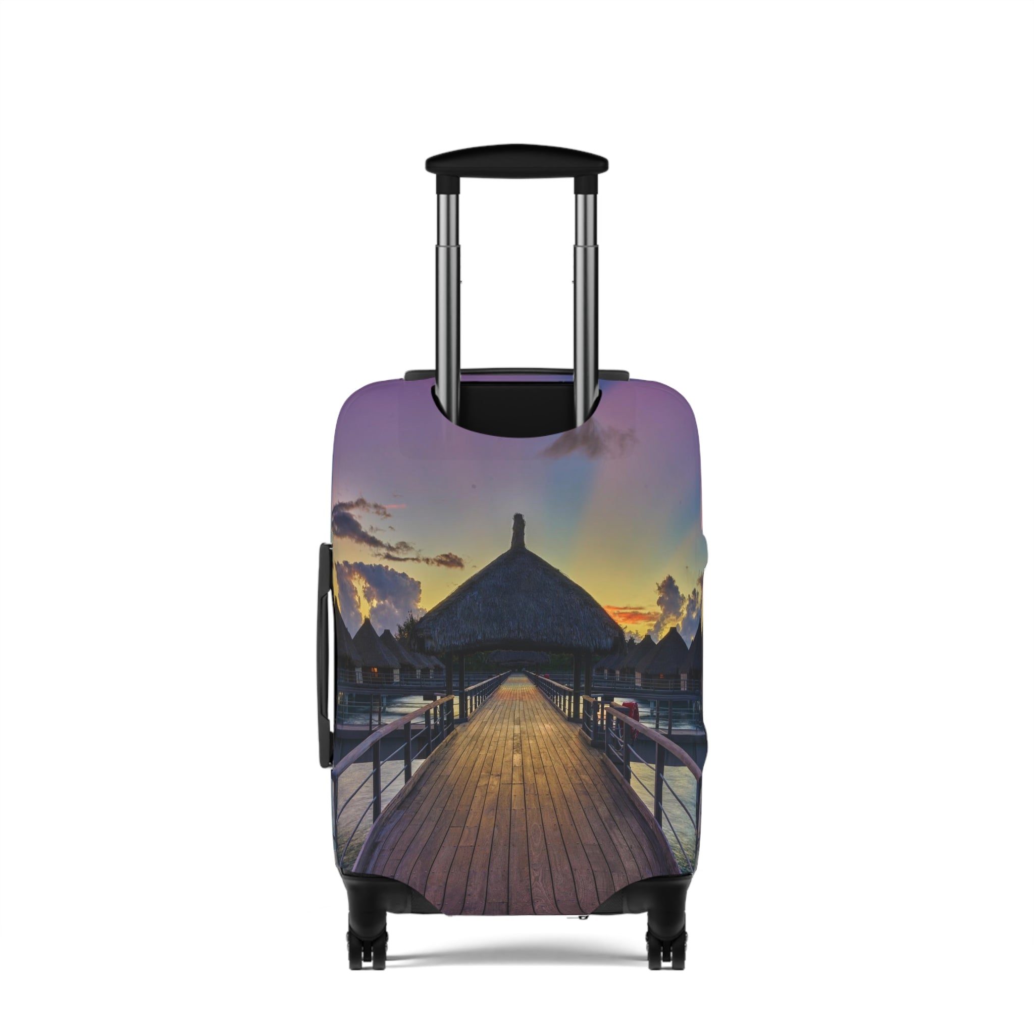 Going to Paradise Luggage Cover [Coffee Can Wait Artwork]