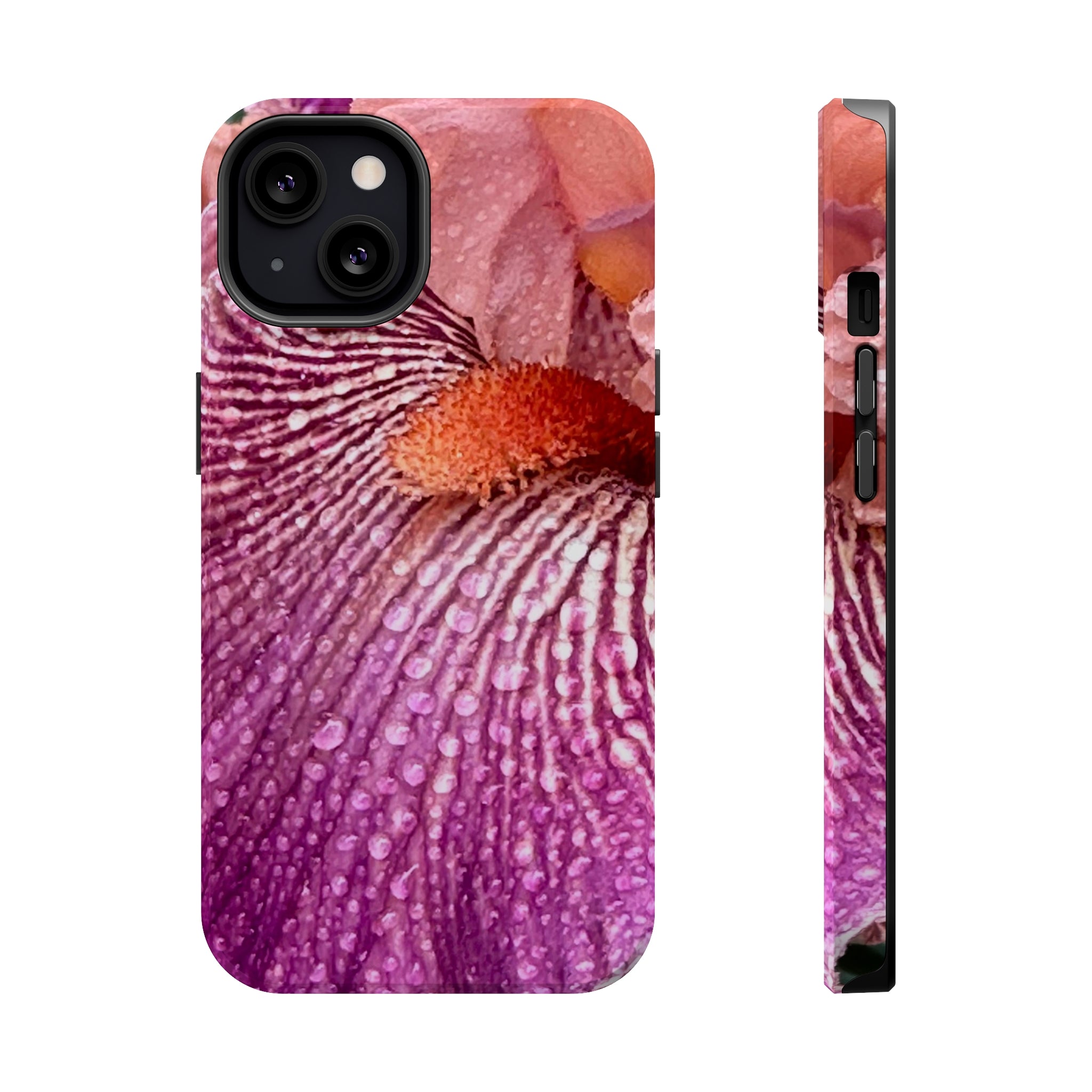 Brilliant Iris Blossom MagSafe iPhone Cases