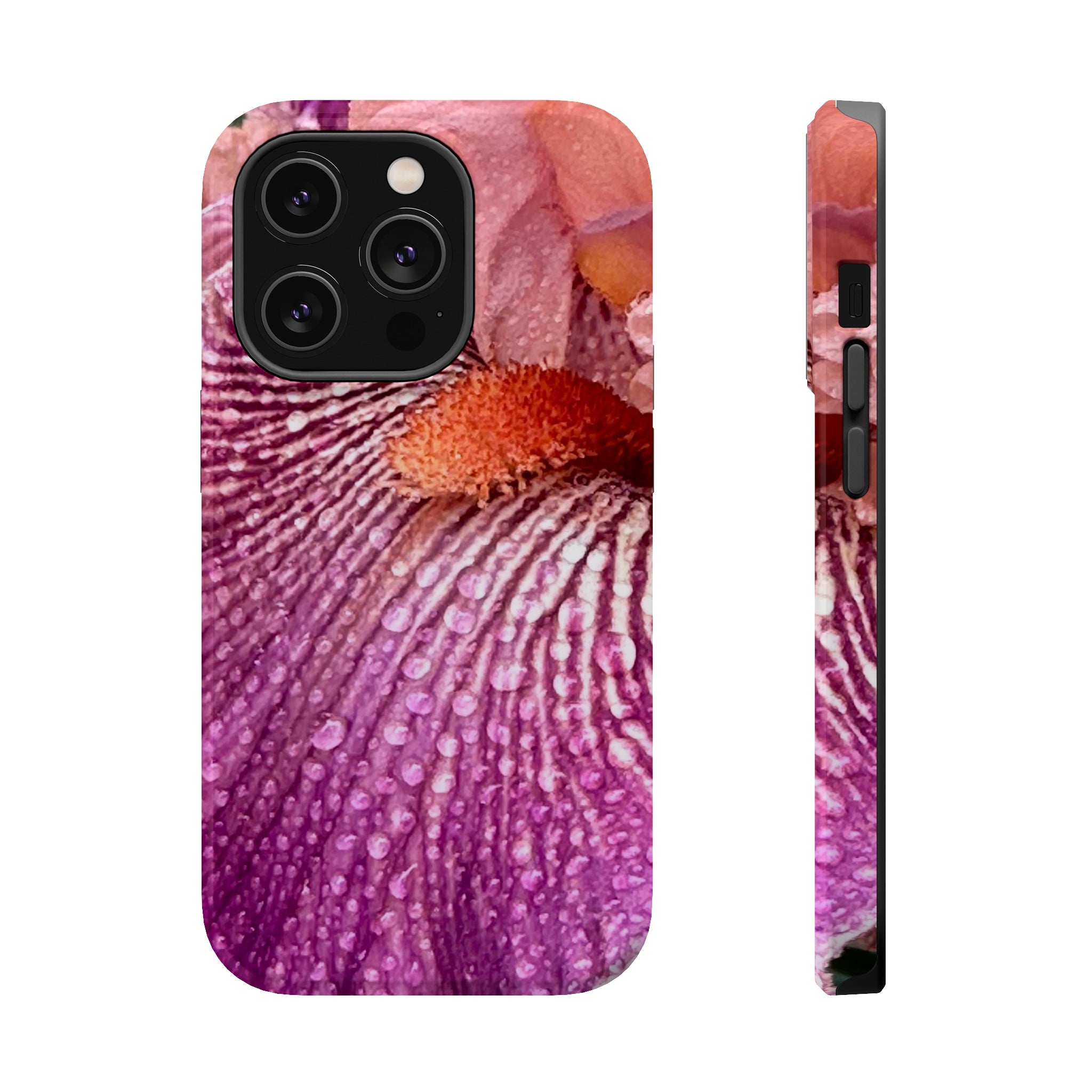 Brilliant Iris Blossom MagSafe iPhone Cases