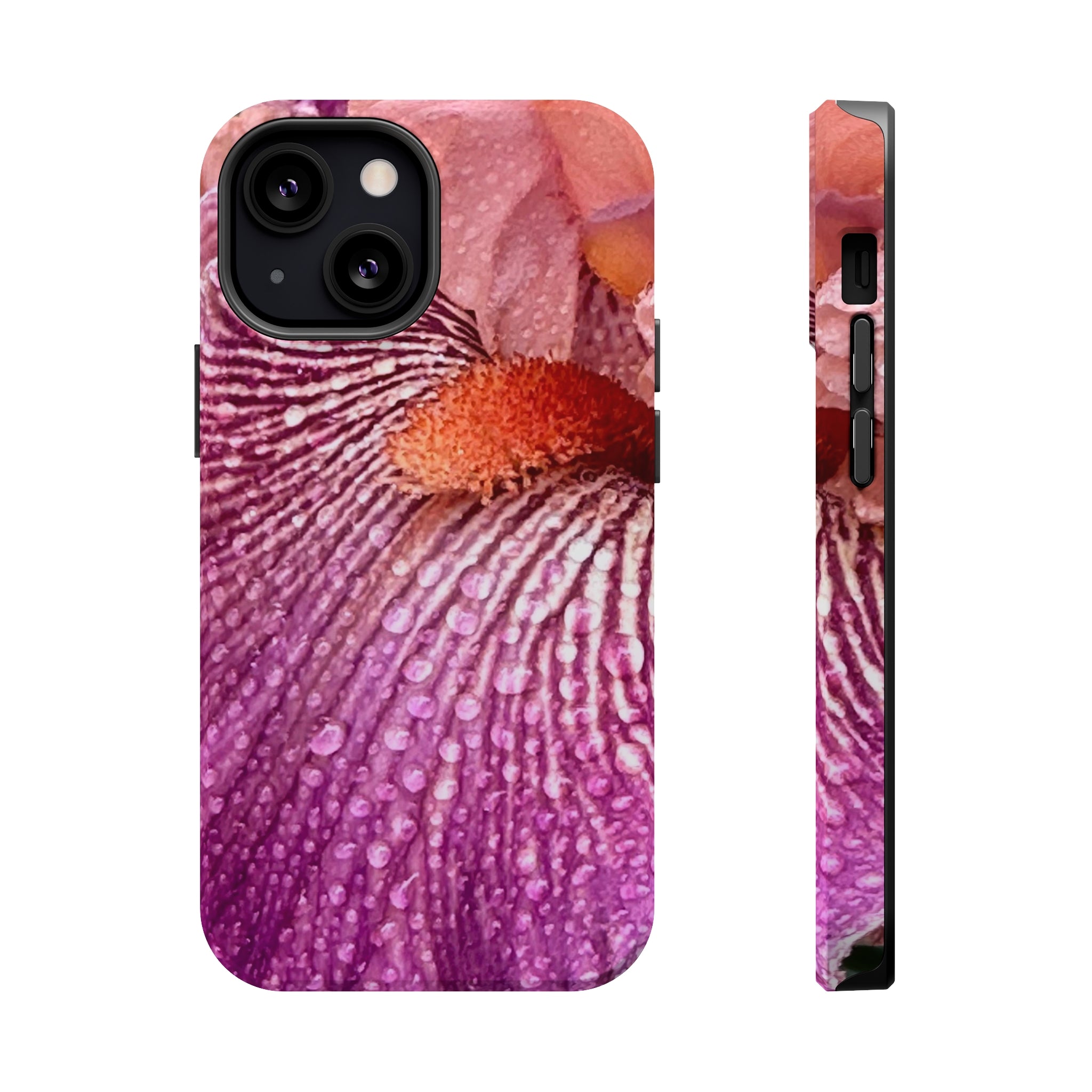 Brilliant Iris Blossom MagSafe iPhone Cases