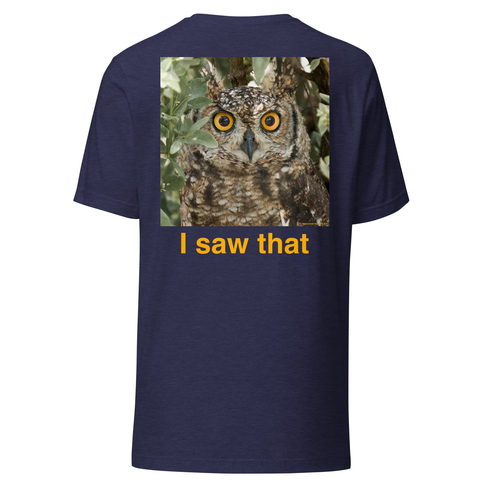 African Owl & Dad-ism Unisex T-shirt