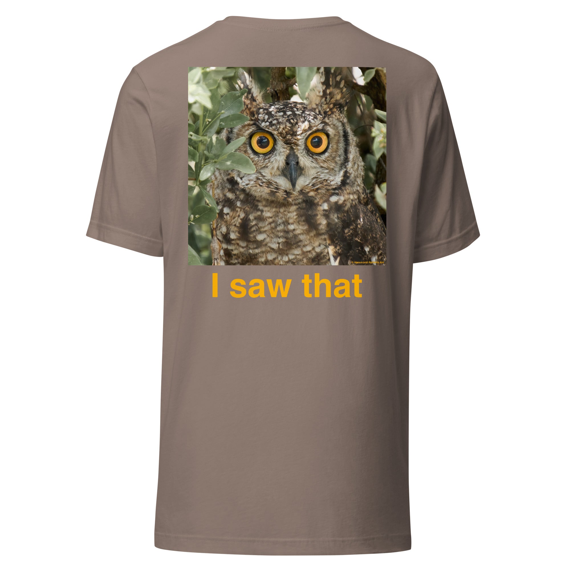 African Owl & Dad-ism Unisex T-shirt