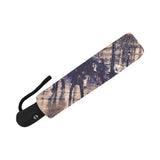 Paris In the Rain Underside Print Anti-UV Automatic Umbrella