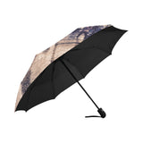 Paris in the Rain Anti-UV Outside Print  Automatic Umbrella